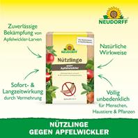 Neudorff Nützlinge gegen Apfelwickler Vorteile