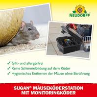 Neudorff Sugan Mäuseköderstation mit Monitoringköder Wirkung