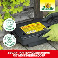 Neudorff Sugan RattenKöderStation mit Monitorringköder Eigenschaften
