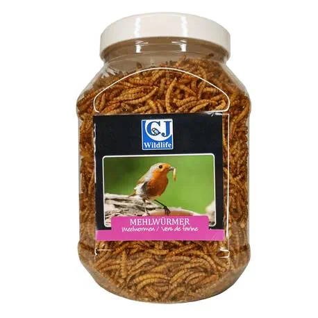 CJ Wildlife Mehlwürmer getrocknet 440 g