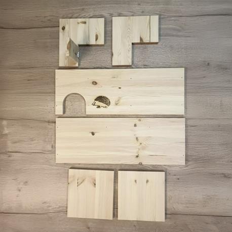 Igelhaus Bausatz Einzelteile