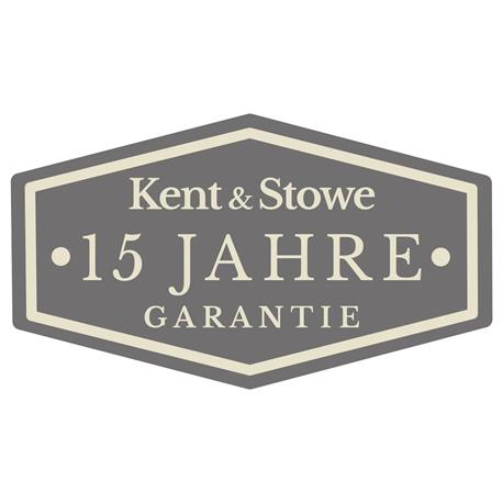 Logo Kent & Stowe 15 Jahre Garantie