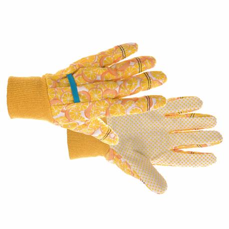 Kixx Baumwoll Handschuh gelb