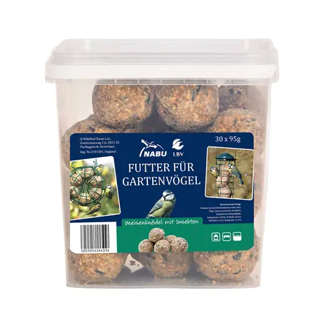 Meisenknödel mit Insekten ohne Netz 30 Stück