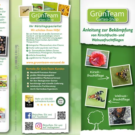 Nematoden gegen Walnussfruchtfliegen-Larven Anleitung