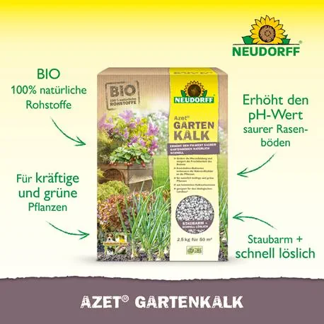 Neudorff Azet GartenKalk 2,5  kg Vorteile