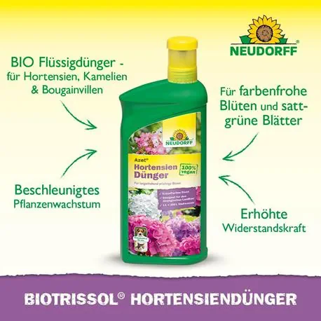 Neudorff Azet HortensienDünger flüssig Vorteile