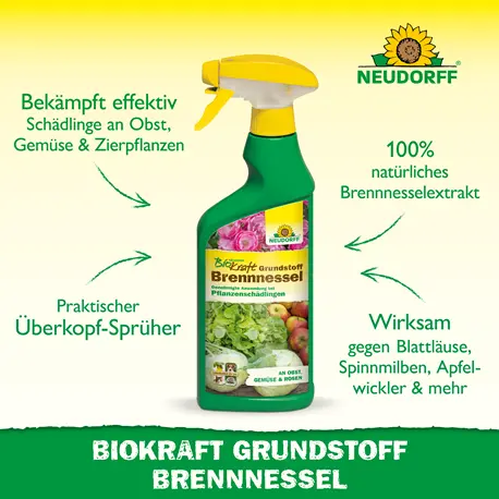 Neudorff Biokraft Grundstoff Brennnessel Vorteile