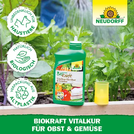 Neudorff Biokraft Vitalkur für Obst+ Gemüse Eigenschaften