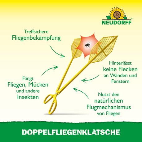 Neudorff Doppelfliegenklatsche