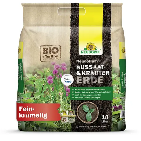 Neudorff NeudoHum Ausaat-&Kräutererde 10l