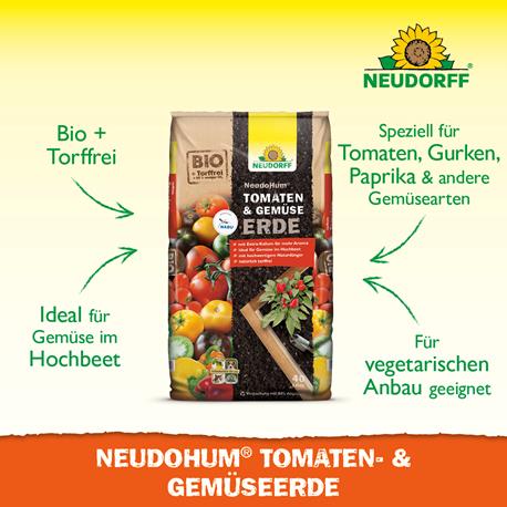 Neudorff NeudoHum Tomaten- und Gemüseerde Vorteile