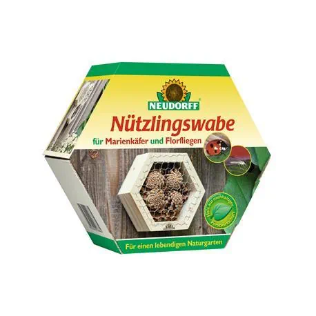 Neudorff Nützlingswabe für Marienkäfer und Florfliegen