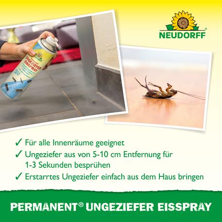 Neudorff Permanent UngezieferEisSpray Anwendung