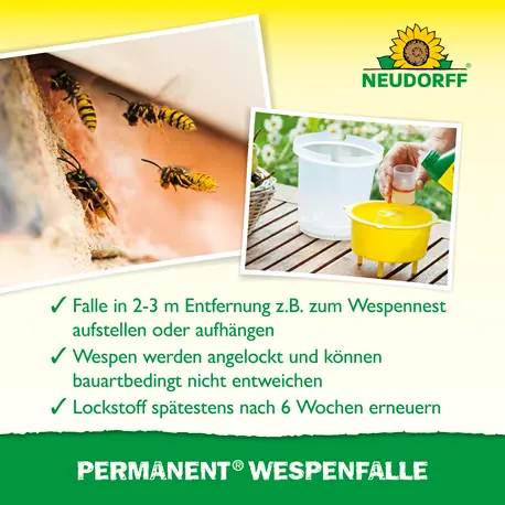 Neudorff Permanent WespenFalle AnwendungNeudorff Permanent WespenFalle Anwendung