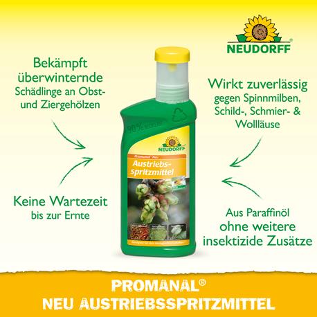 Neudorff Promanal Neu Austriebsspritzmittel Vorteile