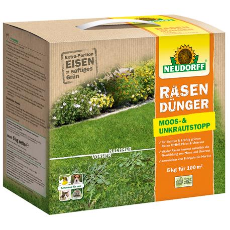 Neudorff RasenDünger Moos & UnkrautStopp 5 kg