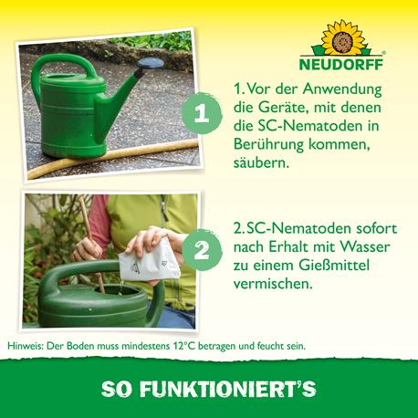 Neudorff SC-Nematoden Vorarbeiten
