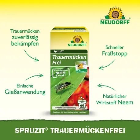 Neudorff Spruzit TrauermückenFrei Vorteile