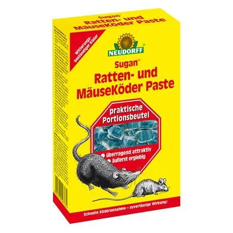 Neudorff Sugan Ratten und Mäusek.- Paste 200g
