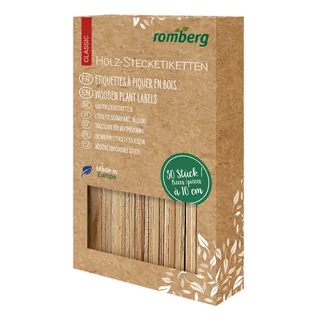 Romberg Holzstecketiketten