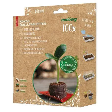 Romberg Kokos-Quelltabletten 100 Stück