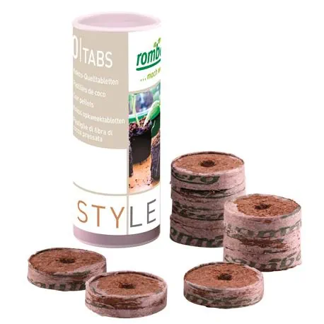 Kokos Quelltabletten Style 10 Stück Romberg