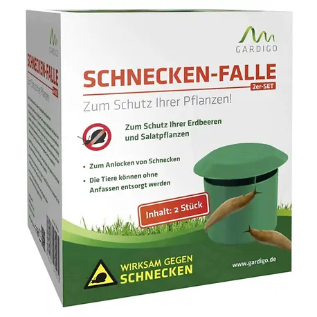 Schneckenfalle 2er Set Verpackung