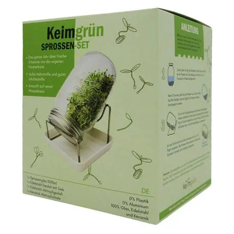 Keimgrün Sprossenglas-Set