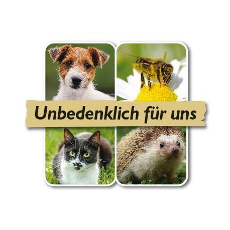 Logo unbedenklich für Haustiere