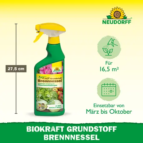 Neudorff Biokraft Grundstoff Brennnessel Vorteile