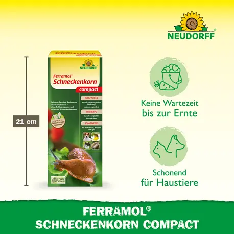 Neudorff Ferramol Schneckenkorn compact Vorteile