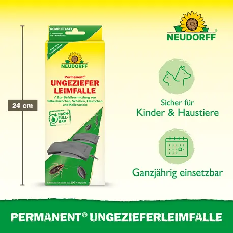 Neudorff  Permanent UngezieferLeimFalle Vorteile