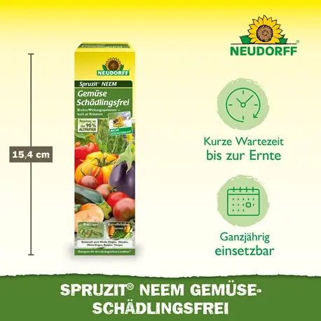 Neudorff GemüseSchädlingsfrei Vorteile