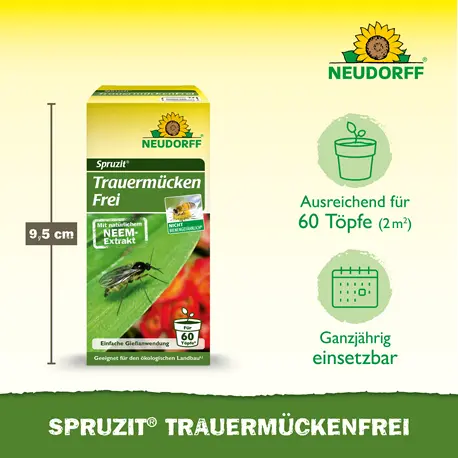 Neudorff Spruzit TrauermückenFrei Vorteile