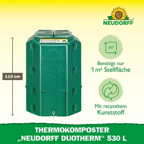 Neudorff Thermo-Komposter DuoTherm 530l Vorteile