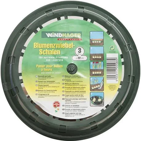 Windhager Blumenzwiebel Pflanzschale 22cm rund