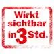 Logo sichtbare Wirkung in 3 Stunden
