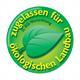Logo - zugelassen für ökologischen Landbau
